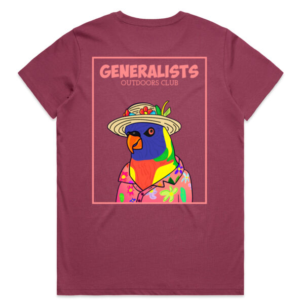 Lorikeet on Holiday Tee (W) Thumbnail